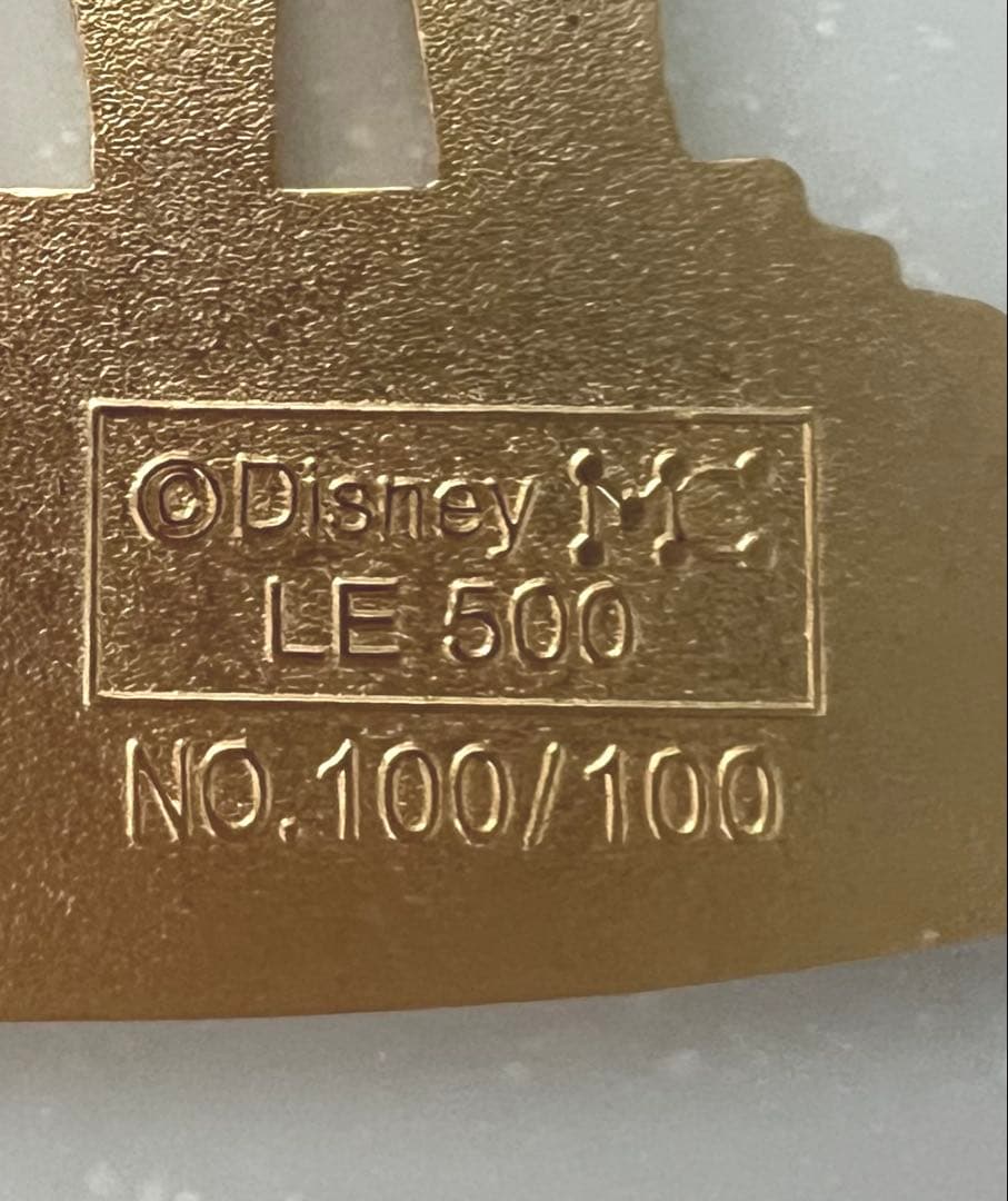 ディズニーPartners ウォルト＆ミッキー ピン LE500 100/100