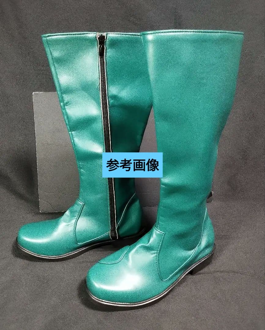 ★中古品 スーツ ズボン上着 Lサイズ コスプレ 革ジャン 特撮ヒーロー レザー