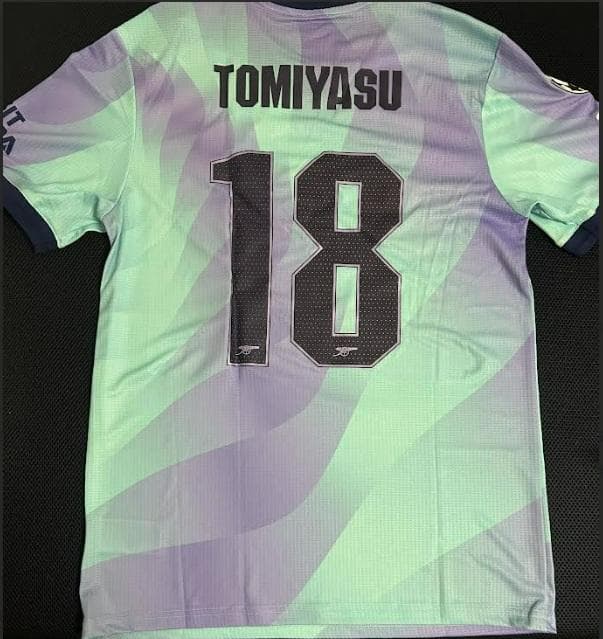 アーセナル　冨安 健洋　オーセンティック サード CL（M）2024-25