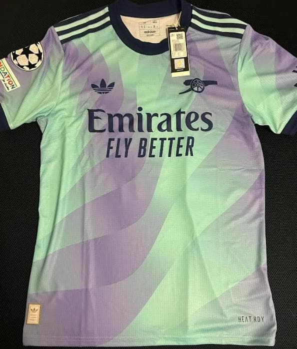 アーセナル　冨安 健洋　オーセンティック サード CL（M）2024-25