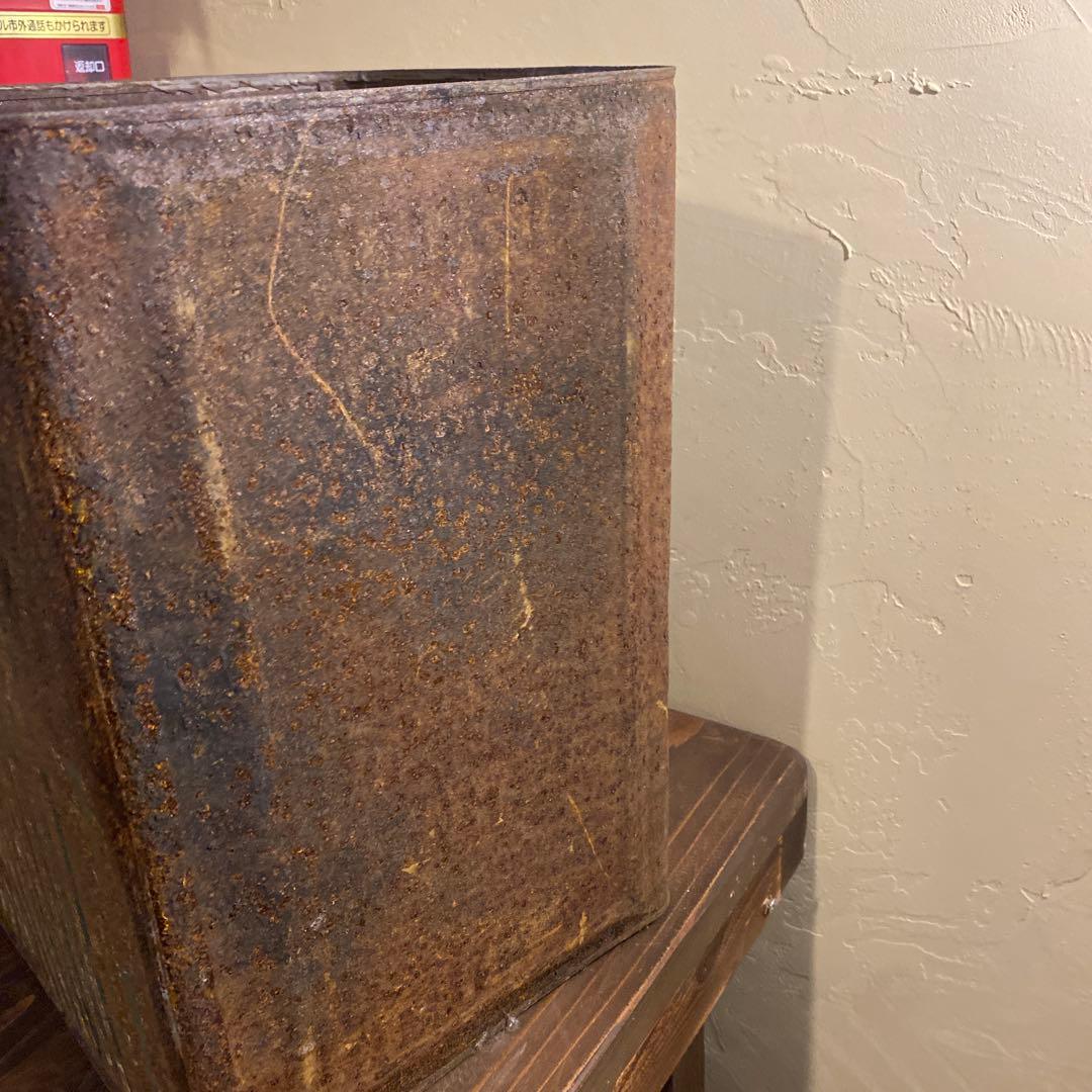 ヴィンテージ　モービルオイル缶　当時物