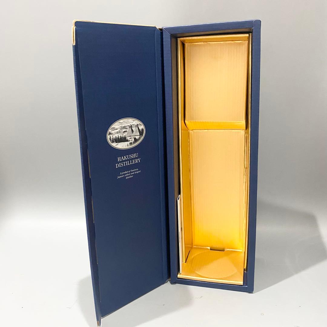 未開封 サントリーシングルモルトウイスキー白州蒸溜所樽出原酒15年貯蔵