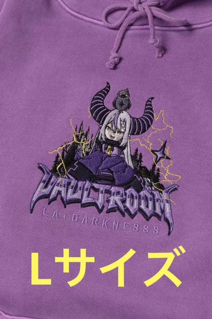LA+ DARKNESSS HOODIE / VIOLET Lサイズ