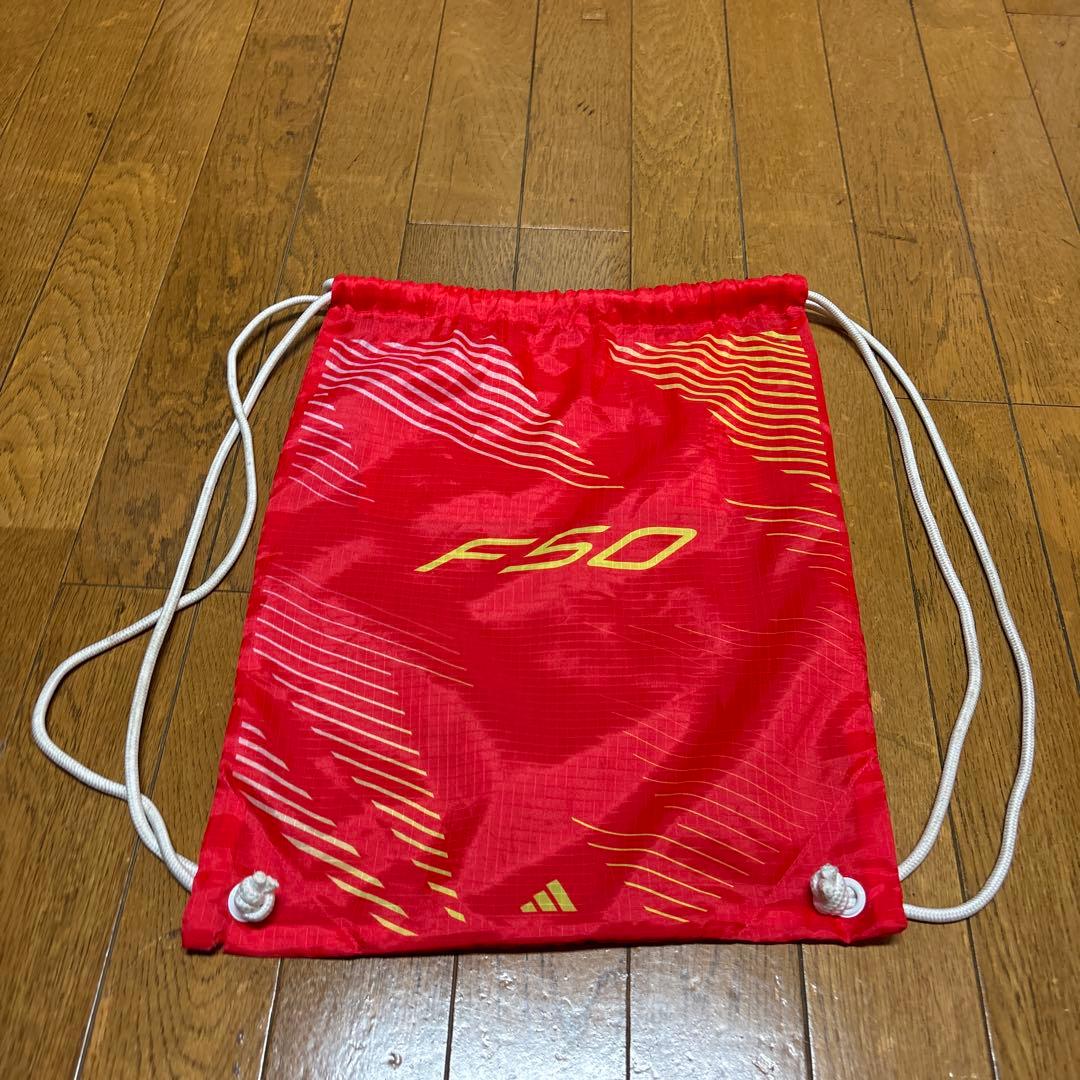 adidas F50 FG サッカーシューズ ホワイト/レッド