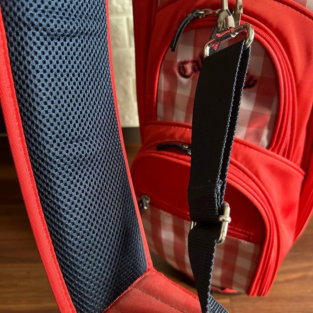 キャロウェイ キャディバック レッドチェック 8型 Callaway