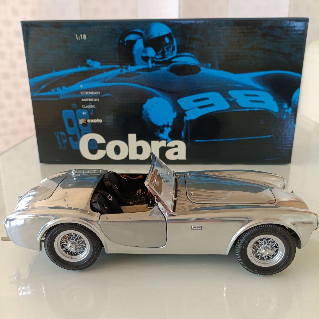 エグゾト製　シェビー　コブラ　シルバー 1/18