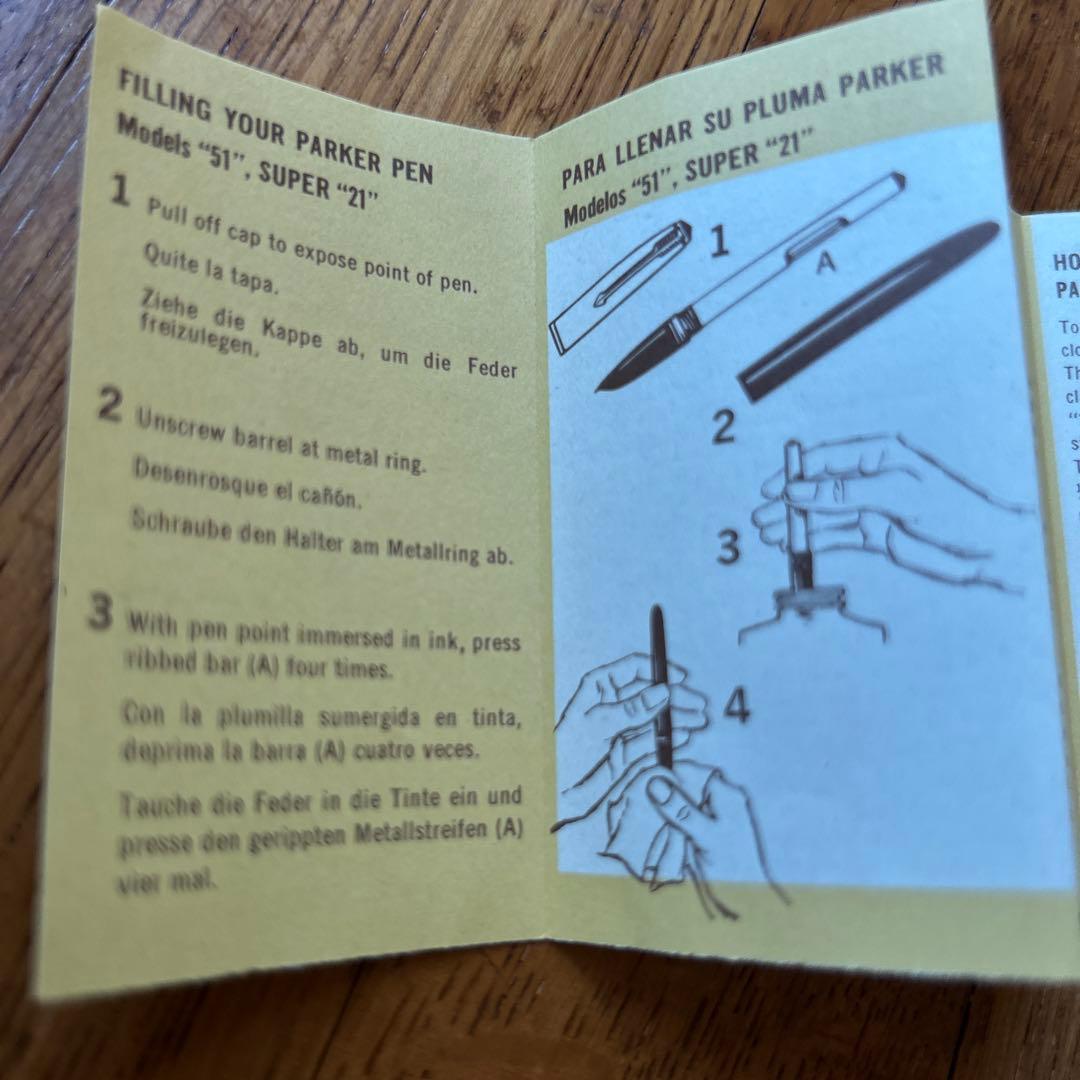 PERKER61◆万年筆＆ボールペンセット　アンティーク文具　ヴィンテージ