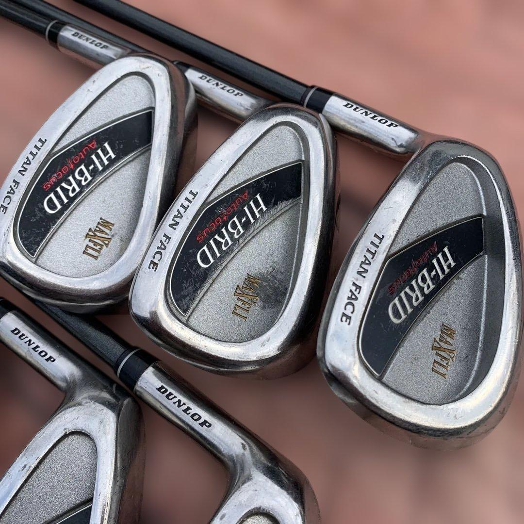 ヒ*デ様 ダンロップ　マックスフライ HI-BRID レフティ　左利き　アイアン