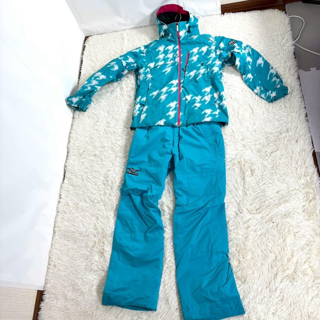 MIZUNO ミズノ スキーウェア Lサイズ 上下セット DEMO TEAM