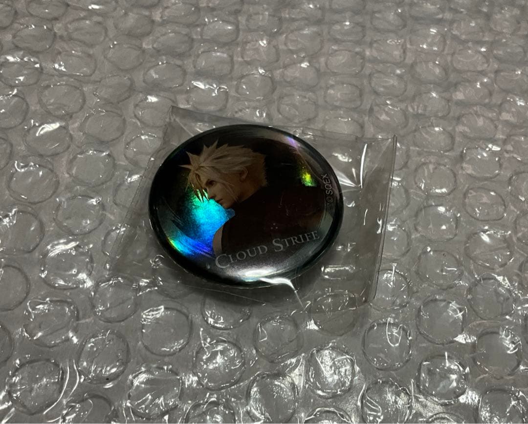 FF7 ファイナルファンタジー　クラウド　スカイツリー　ホロ　缶バッジ