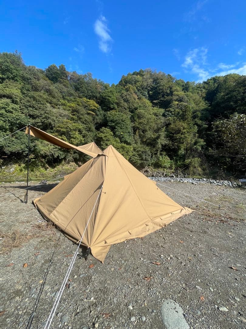 WAQ AlphaTC テント 二又ポール付き