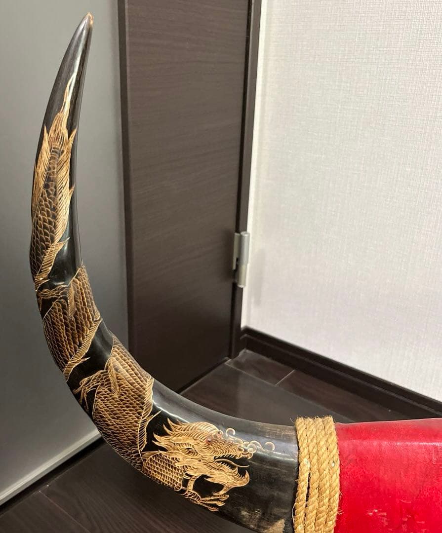 【水牛の角】《専用台付き》