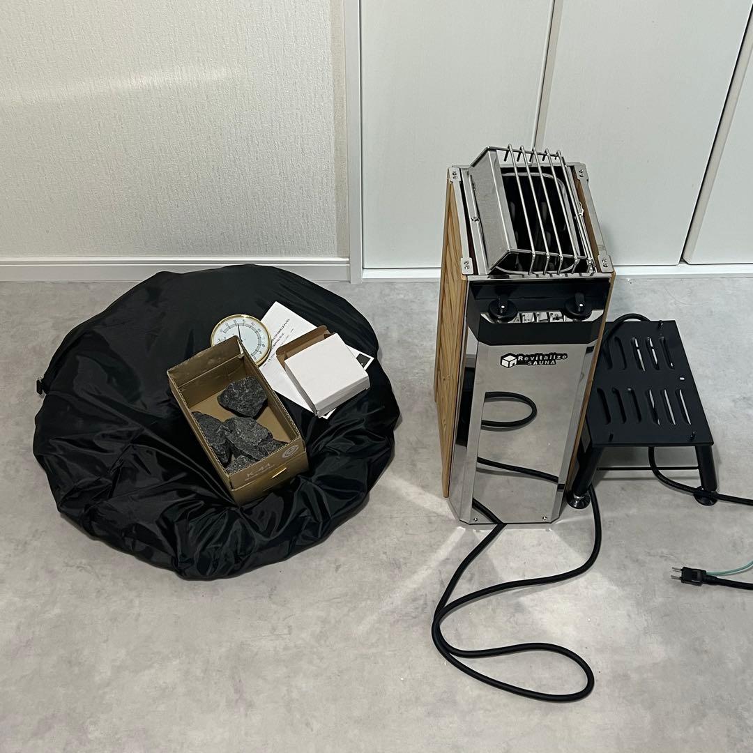 【ほぼ新品】おうちDEサウナ リッチ 2人用テント +ストーブ1基