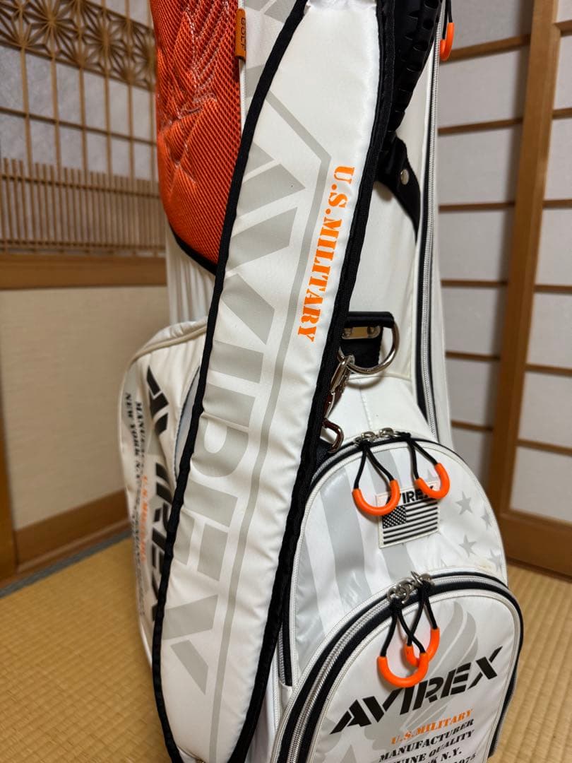 【美品】AVIREX キャディバッグ