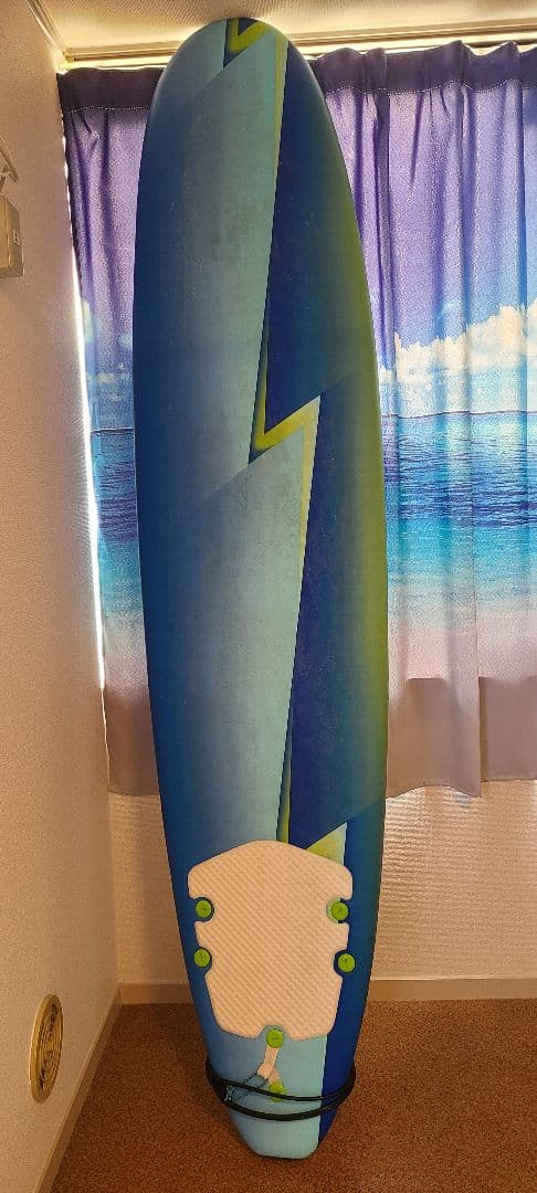 サーフボード 青と緑のグラデーション 7フィート