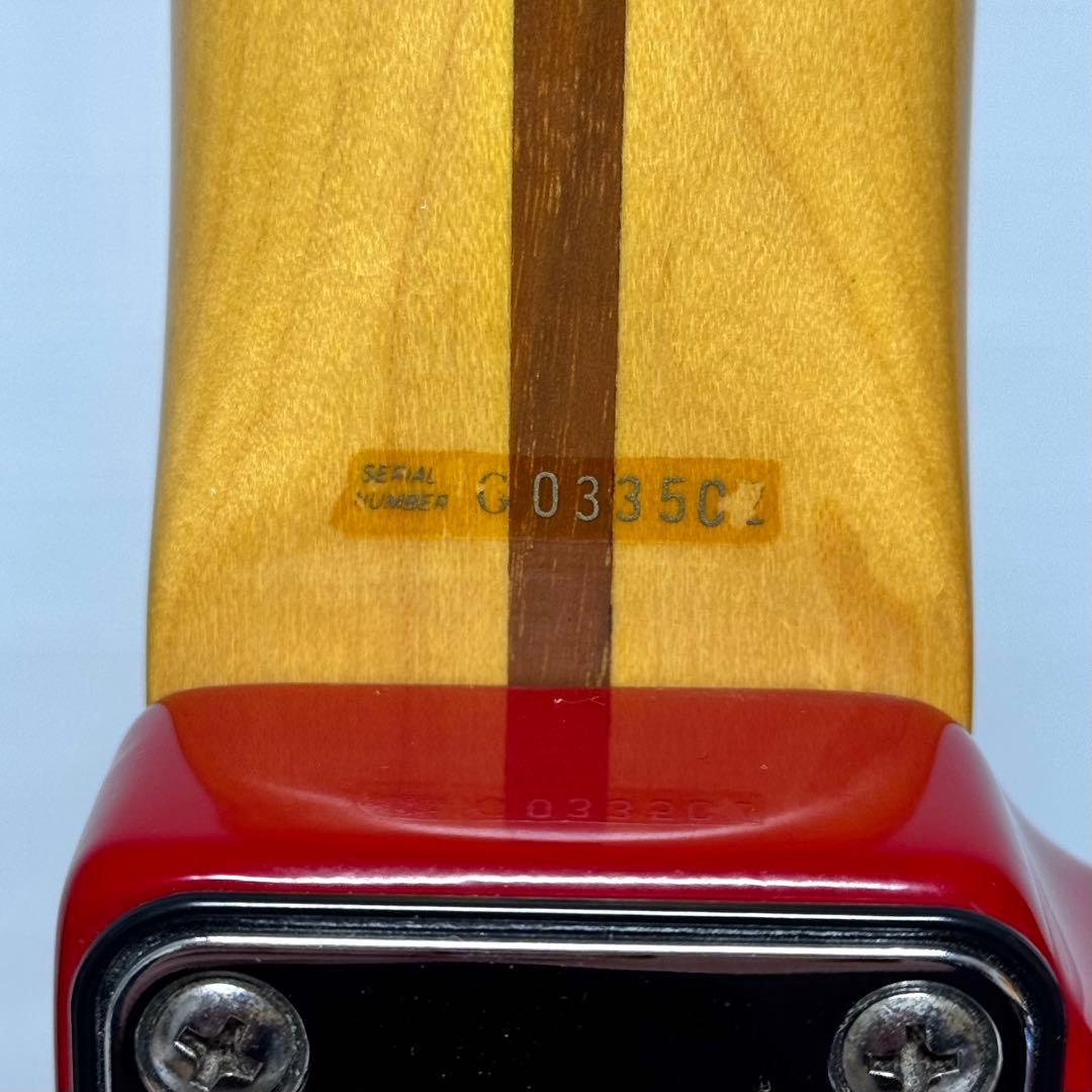 【希少Gシリアル】Fender Japan ST57 ストラト フジゲン期 赤