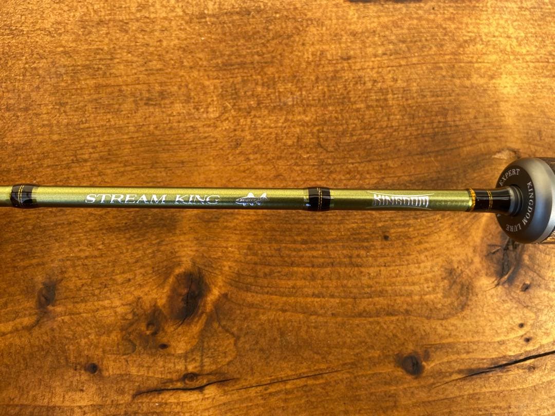 トラウトロッド　ベイトロッド　4ft7inch 渓流釣り　岩魚　ウッドグリップ