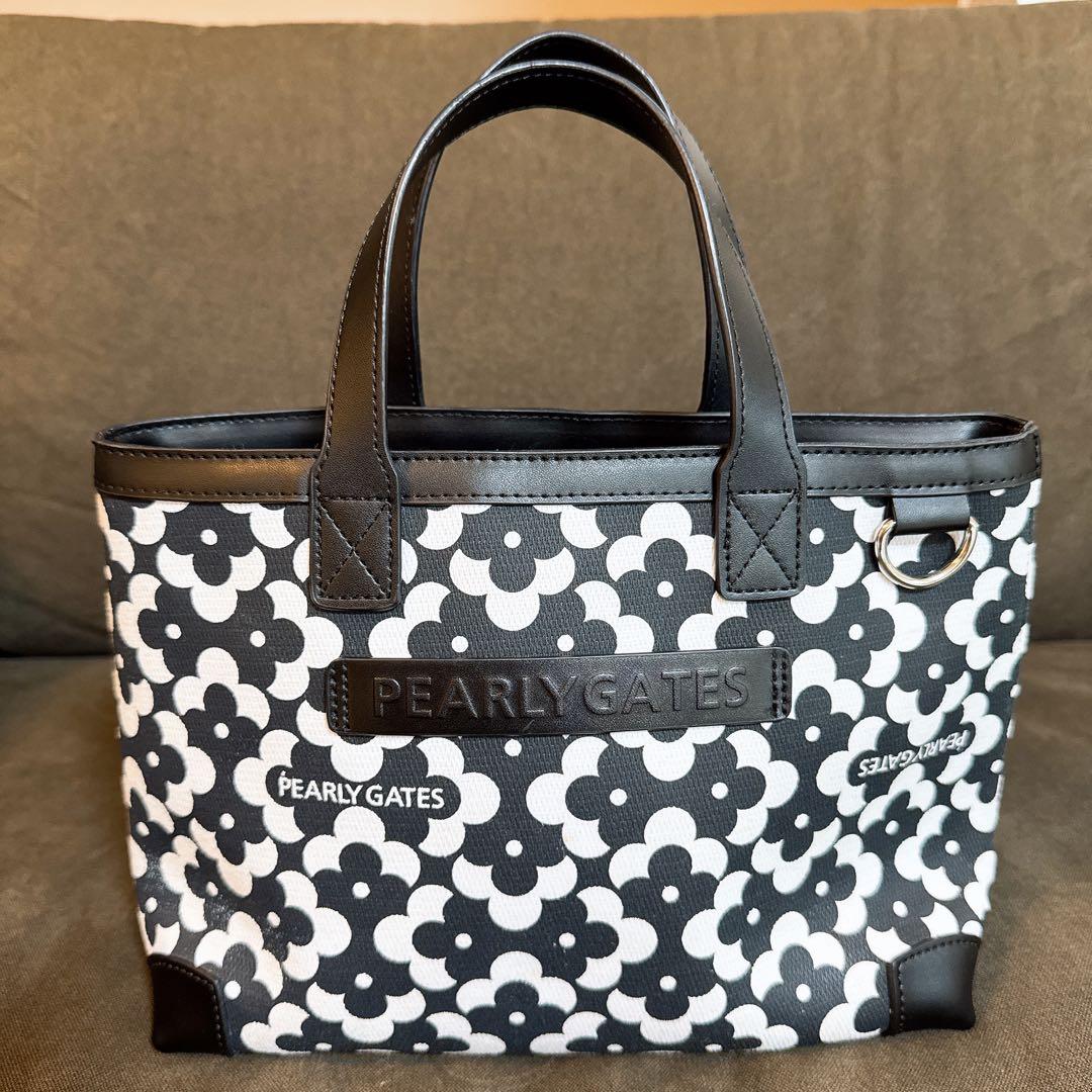PEARLY GATESパーリーゲイツ　ジオメトリック　花柄　カートバッグ
