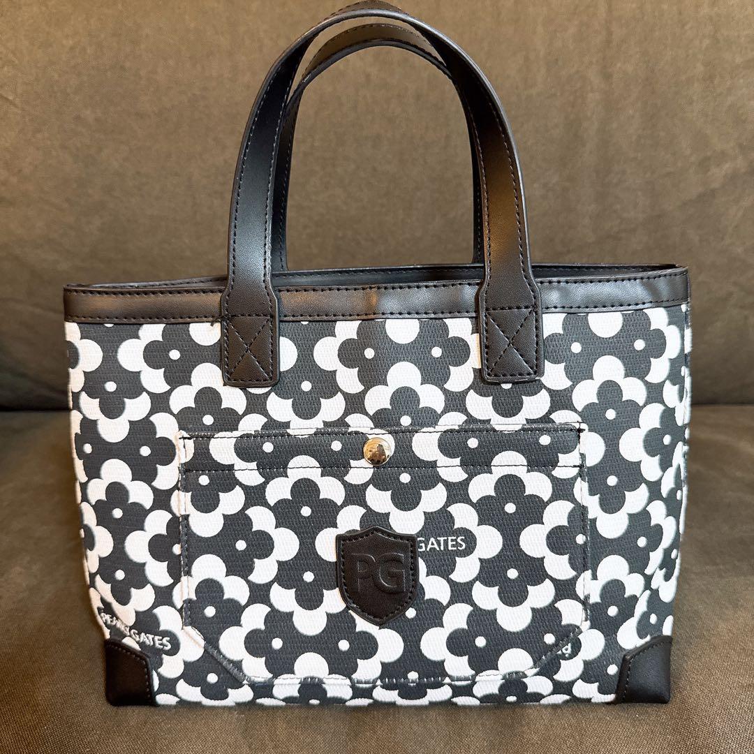 PEARLY GATESパーリーゲイツ　ジオメトリック　花柄　カートバッグ