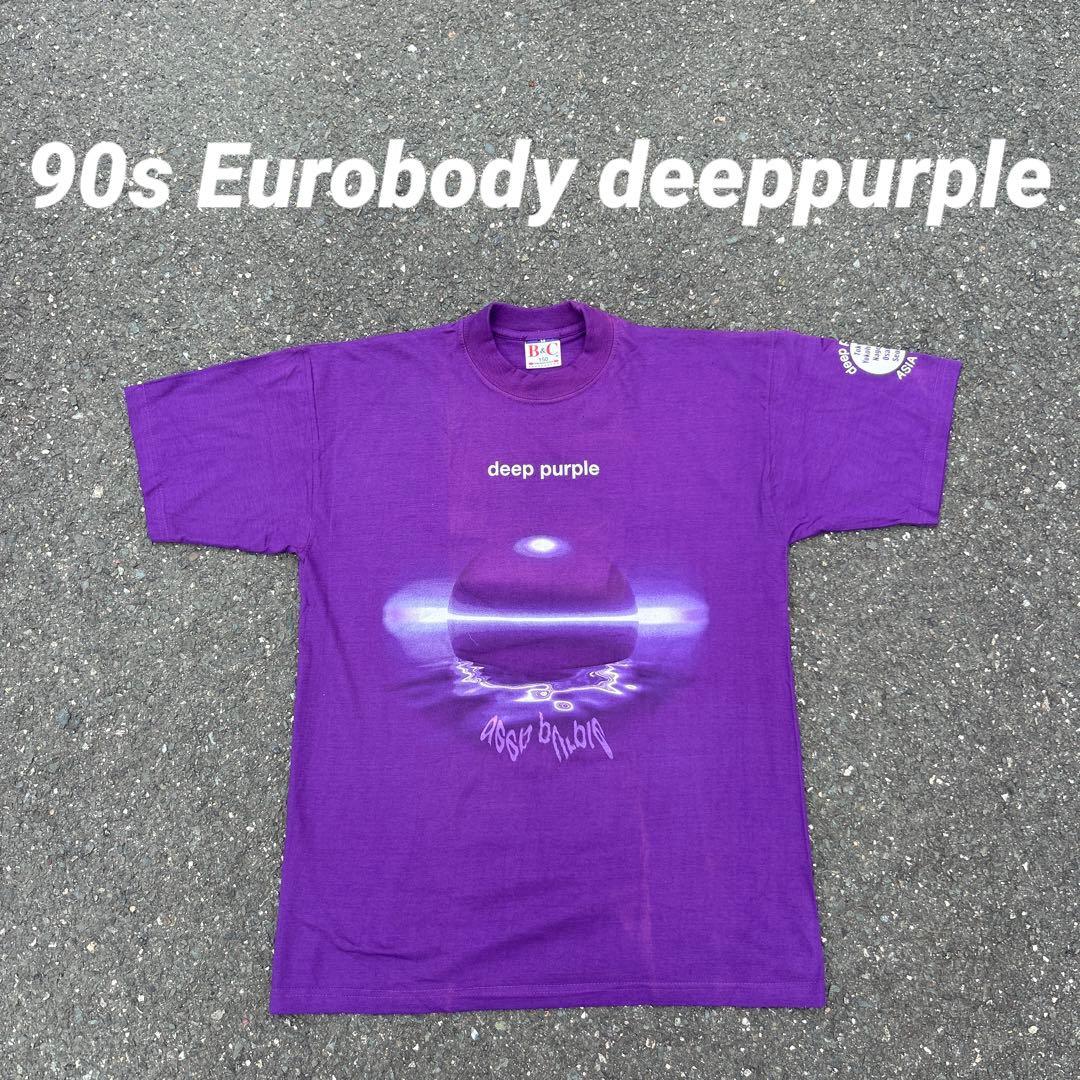 EUROBODY 90s B&Cタグ DEEPPURPLE バンドTシャツ