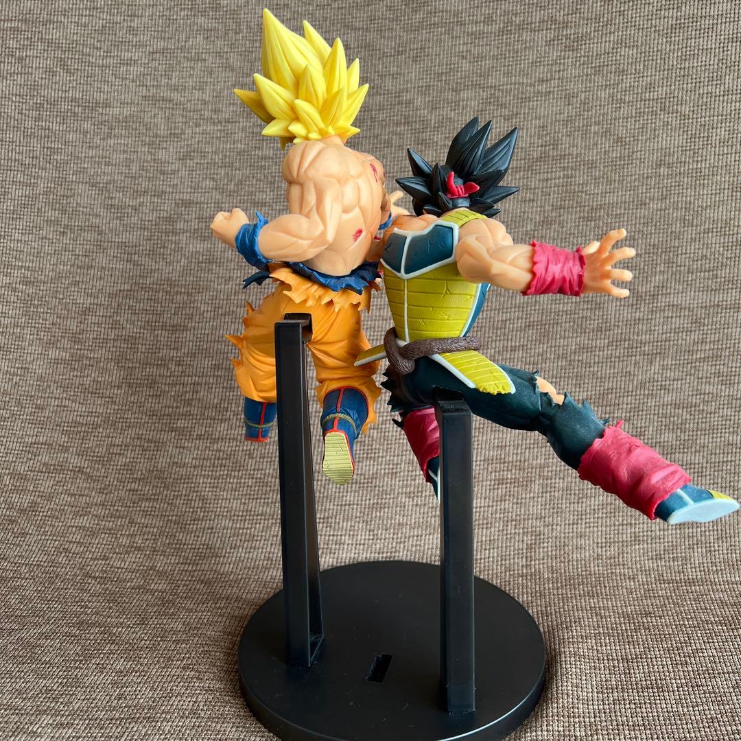 ドラゴンボール 孫悟空 バーダック フィギュア　親子かめはめ波　とよたろう