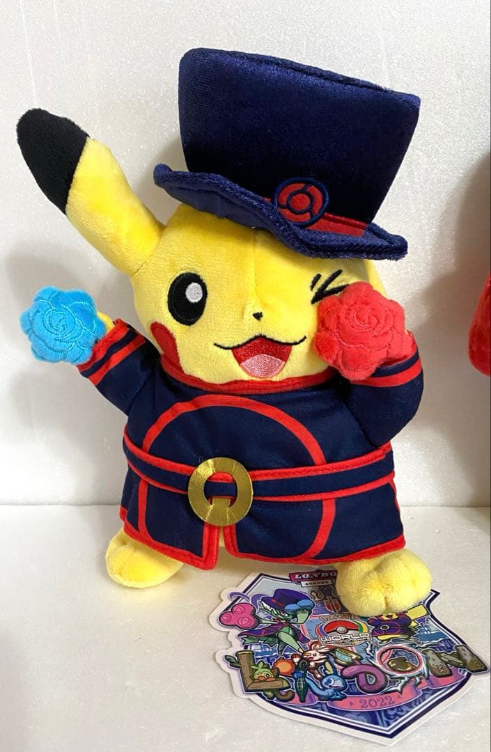 ポケモン大会ロンドン限定WCS2022ロズレイド・ピカチュウぬいぐるみ2点セット