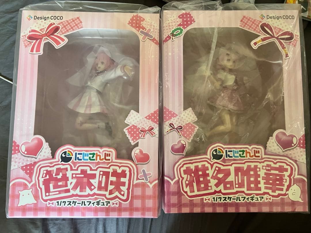 マ*ん様 笹木咲　椎名唯華　1/7　フィギュア　にじさんじ　デザインココ