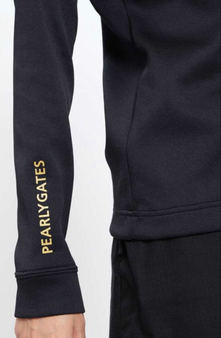 パーリーゲイツ 原プロモデル ブラック MFYハイネックカットソー サイズ0