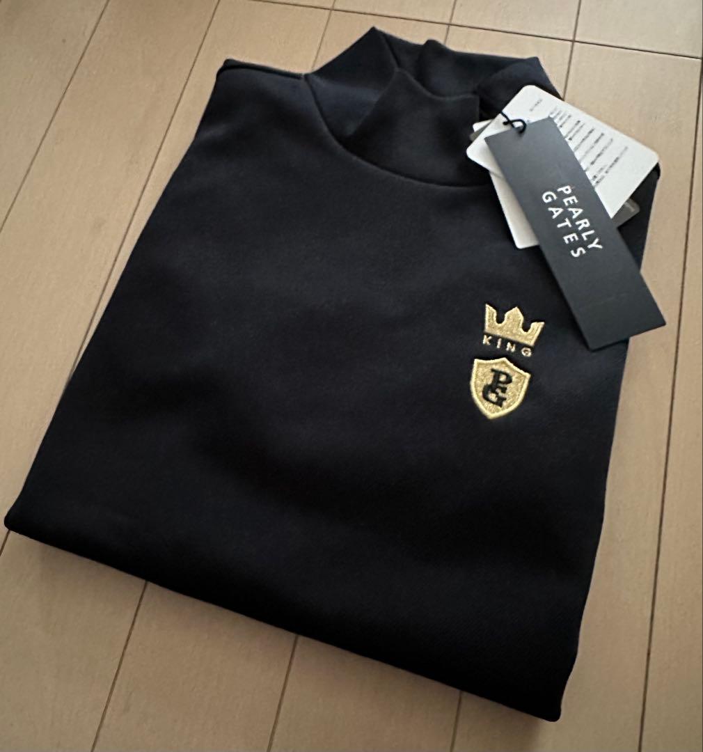 パーリーゲイツ 原プロモデル ブラック MFYハイネックカットソー サイズ0