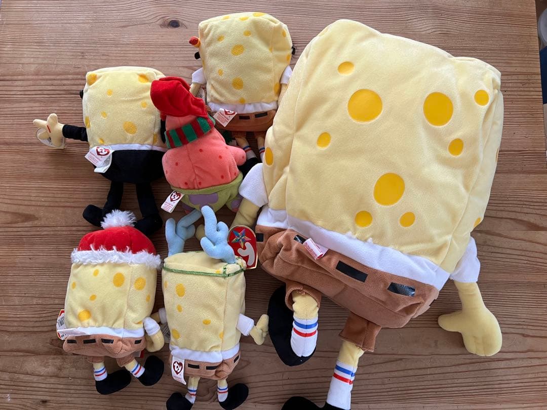 スポンジボブ　ぬいぐるみ　Ty ty