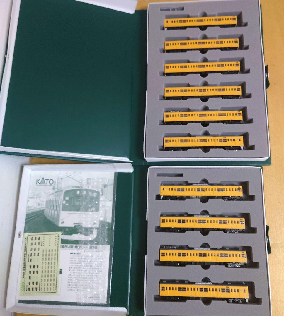 【ジャンク、説明必読】ＫＡＴＯ ２０１系（総武線色）基本、増結セット