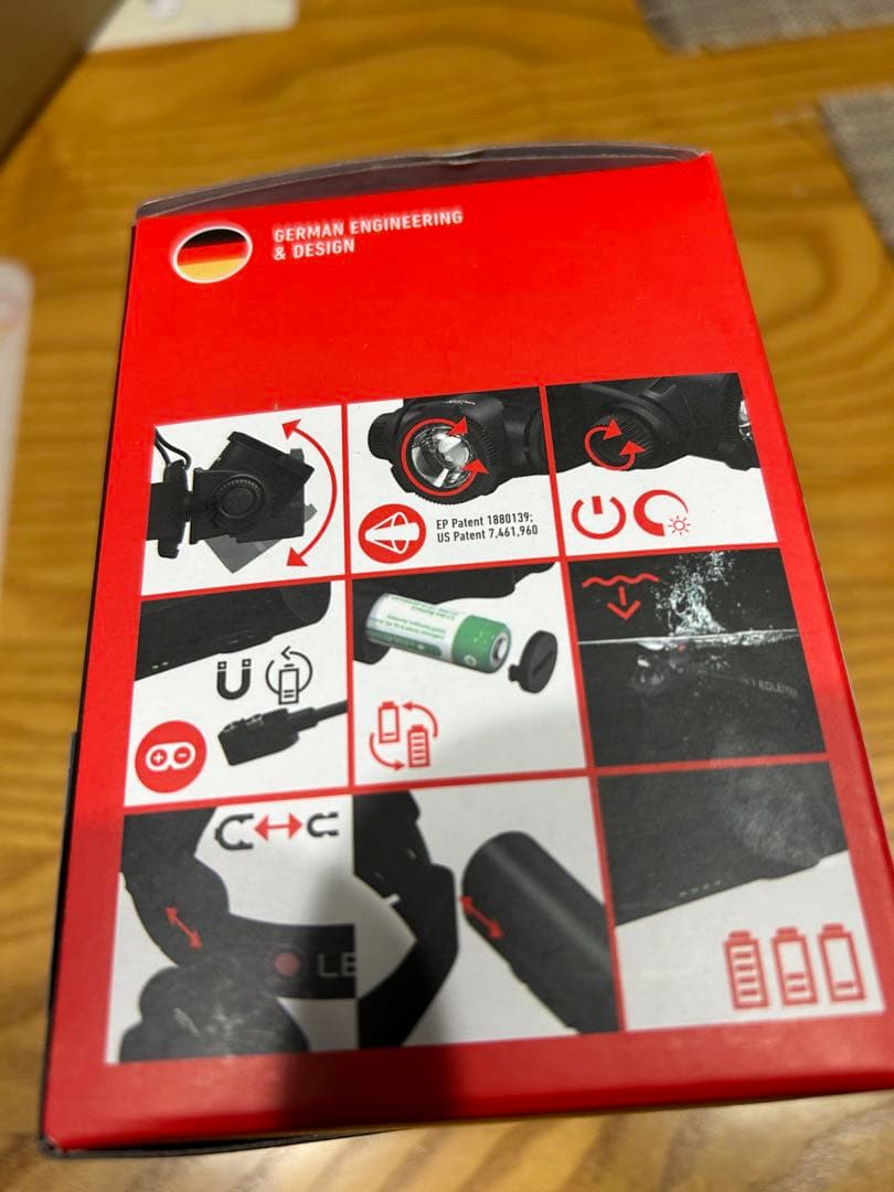 レッドレンザー充電式ヘッドライト　H7R CORE