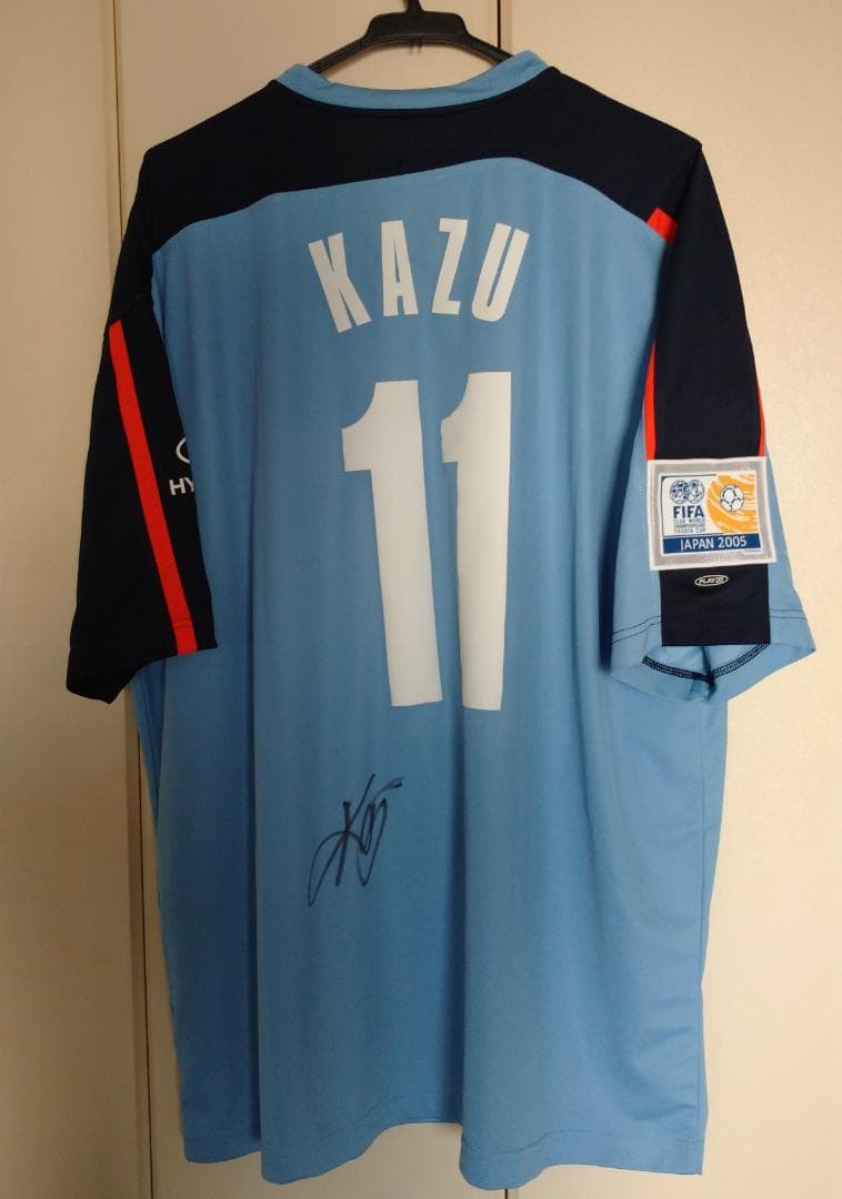 日本代表横浜FC ポルトガル三浦知良シドニーFCパッチ付き