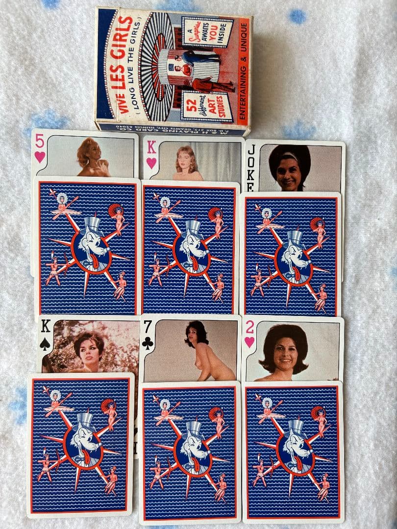 80年代未使用品VIVE LES GIRLS トランプ