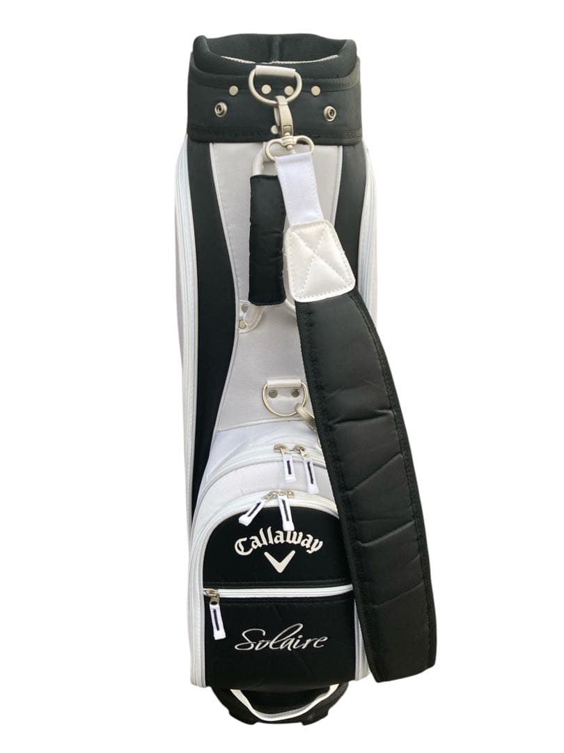 キャロウェイ　ソレイルモデル　ゴルフバッグ ホワイト&ブラック