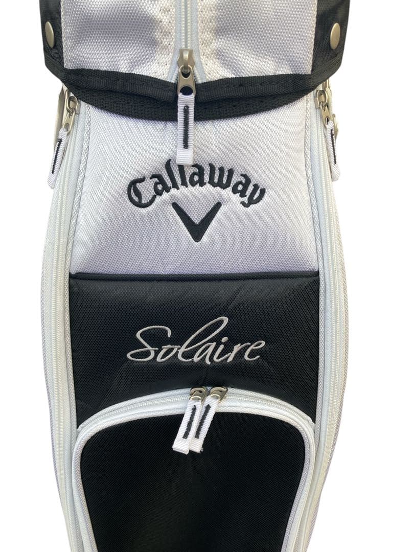 キャロウェイ　ソレイルモデル　ゴルフバッグ ホワイト&ブラック