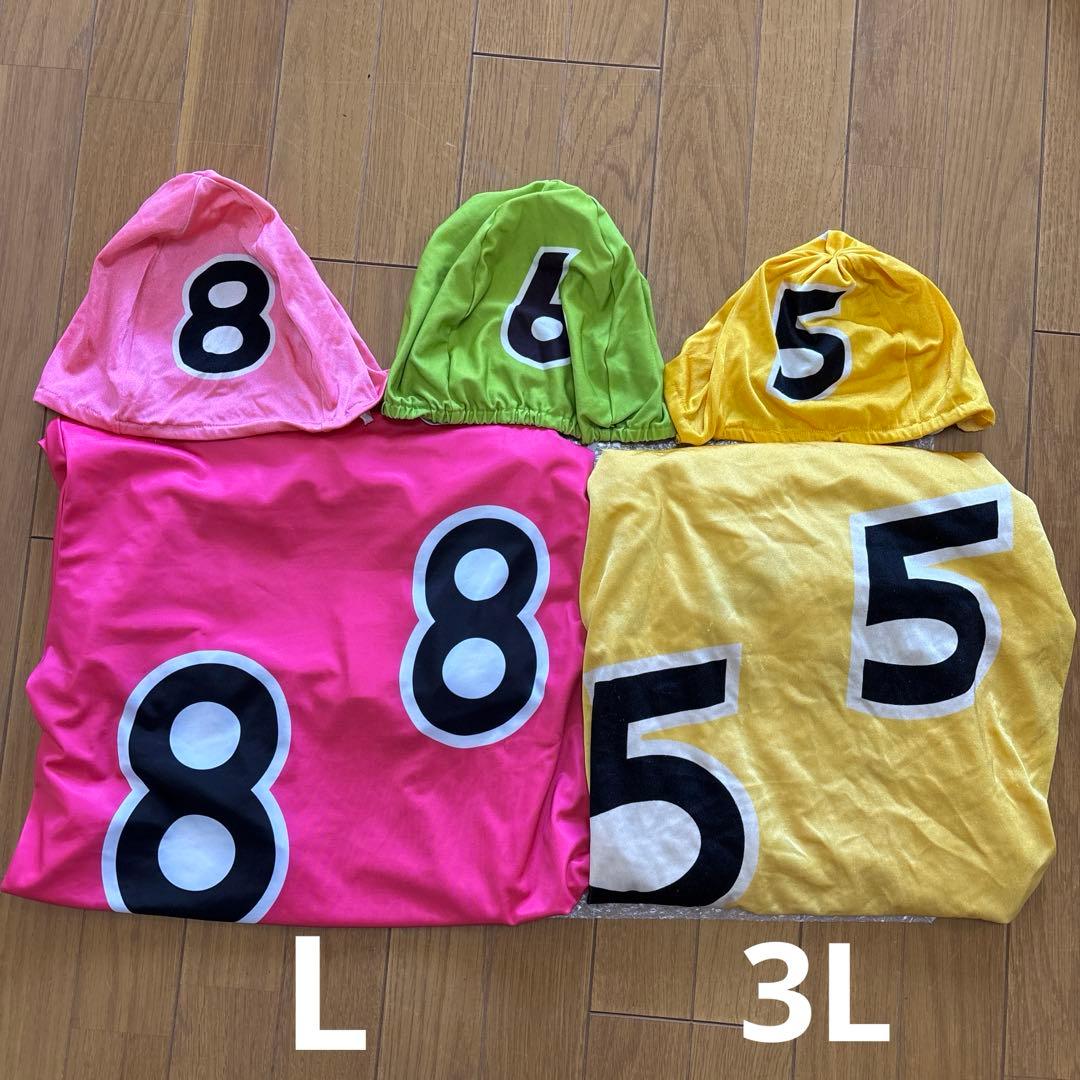 競輪 ユニフォーム ヘルメットキャップ 5番車 6番車 8番車