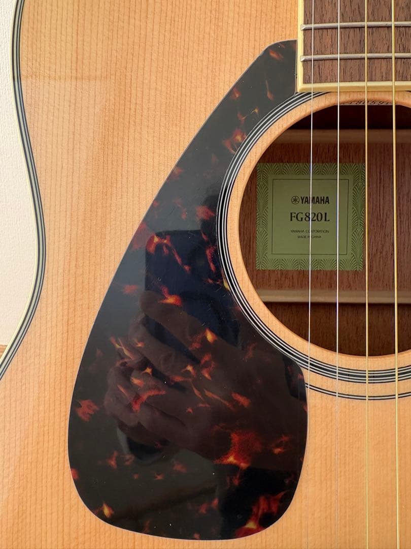 ヤマハ　アコースティックギター FG820L 左利き レフティー 付属品多数