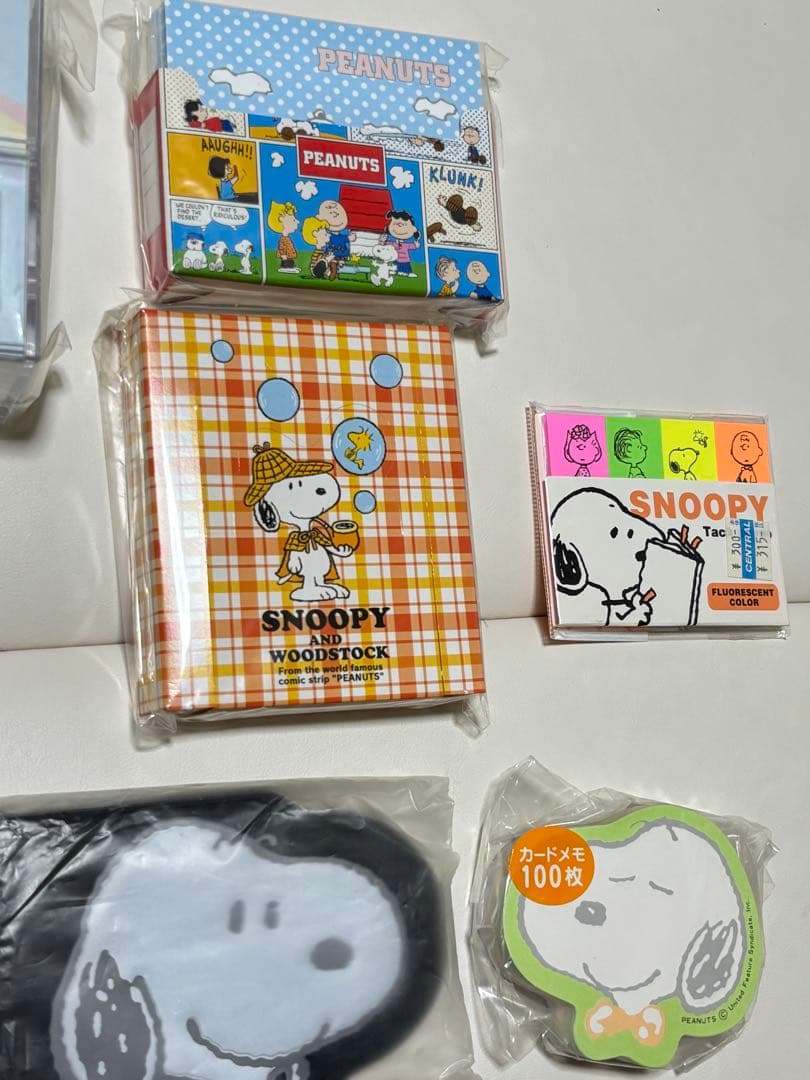 チ*ん様 スヌーピー メモ帳 文房具 7点セット