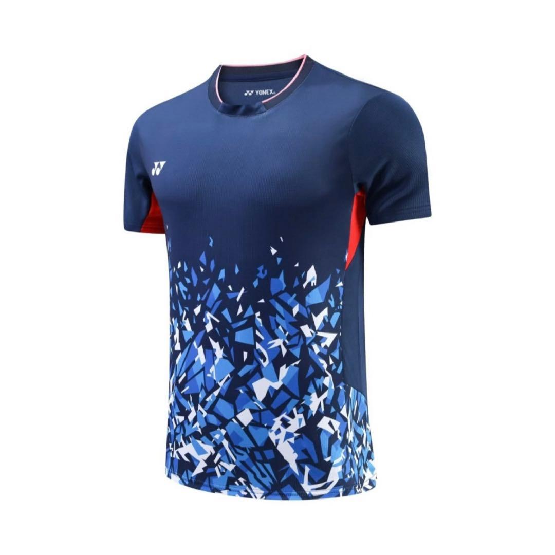 ヨネックスYONEX バドミントン日本代表モデルゲームウェア新品　XL ブルー