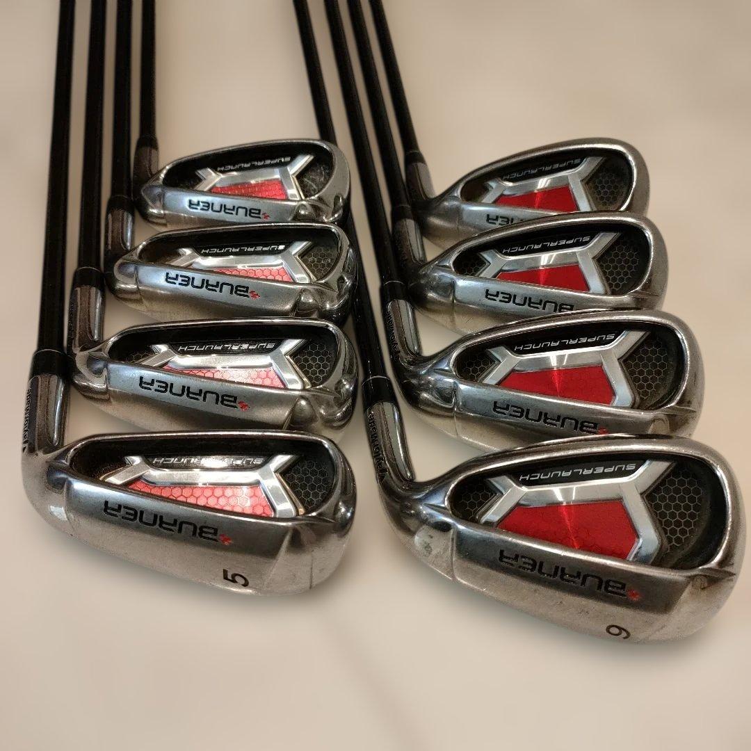 テーラーメイド　バーナースーパーラウンチ　5〜9,P,A,S アイアン8本セット