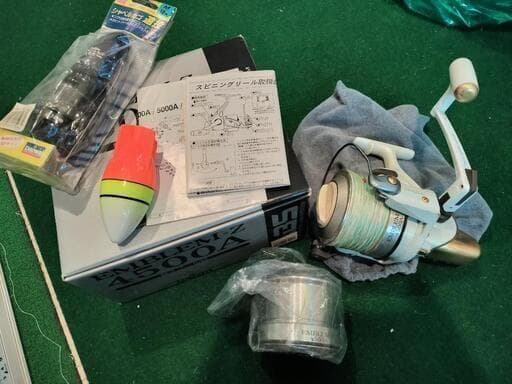 ダイワ投釣りセットカーボウイスカー投竿/スピニングリール