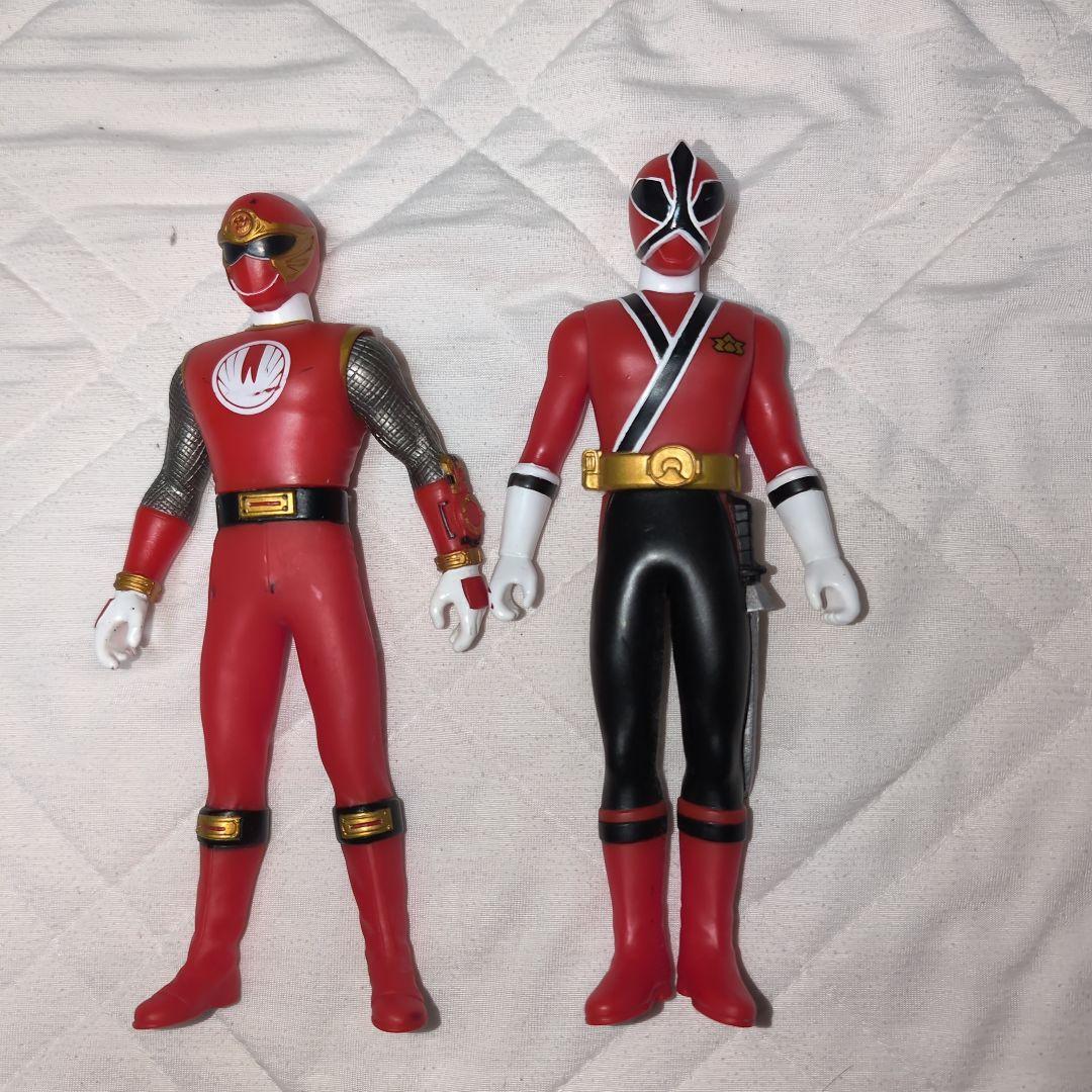 戦隊ヒーローソフビ◆レッド18体セット