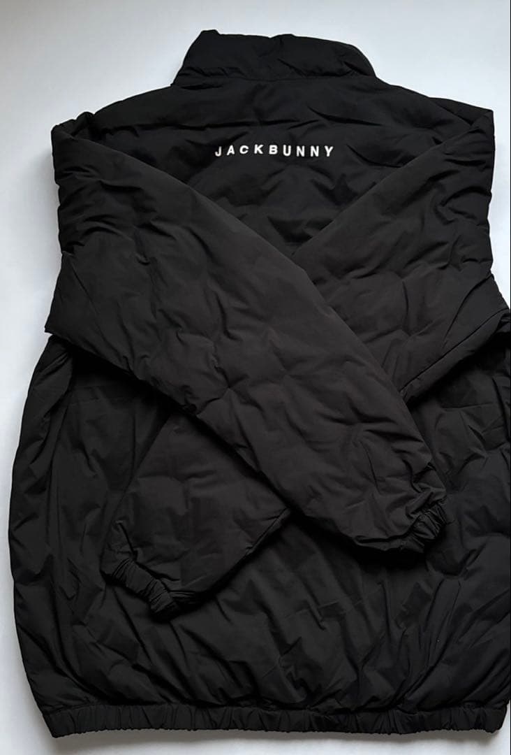 0/S 新品パーリーゲイツジ ヤックバニー中綿ジャケットブルゾン黒