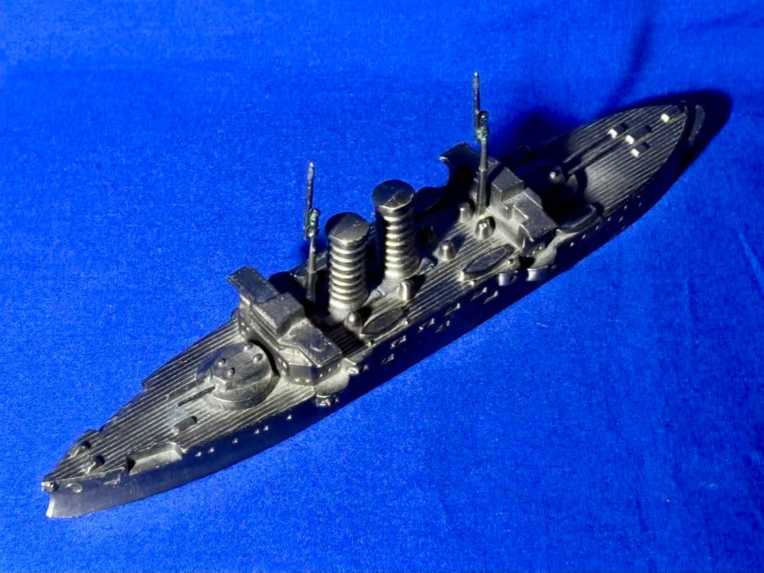 極美 絶版希少品 三笠保存會 戦艦三笠 文鎮 置物 模型 日本海軍 軍艦 東郷