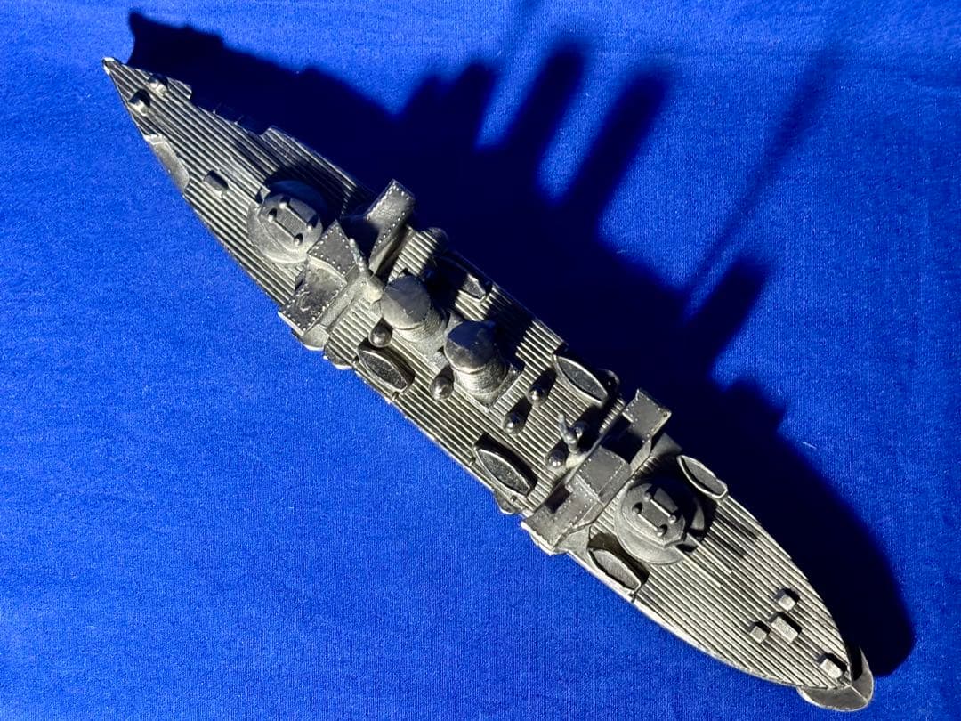 極美 絶版希少品 三笠保存會 戦艦三笠 文鎮 置物 模型 日本海軍 軍艦 東郷