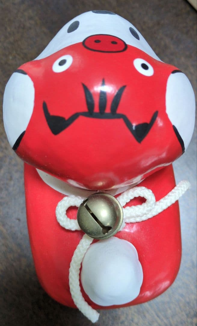 『希少』DUSKIN　ダス犬　赤べこ