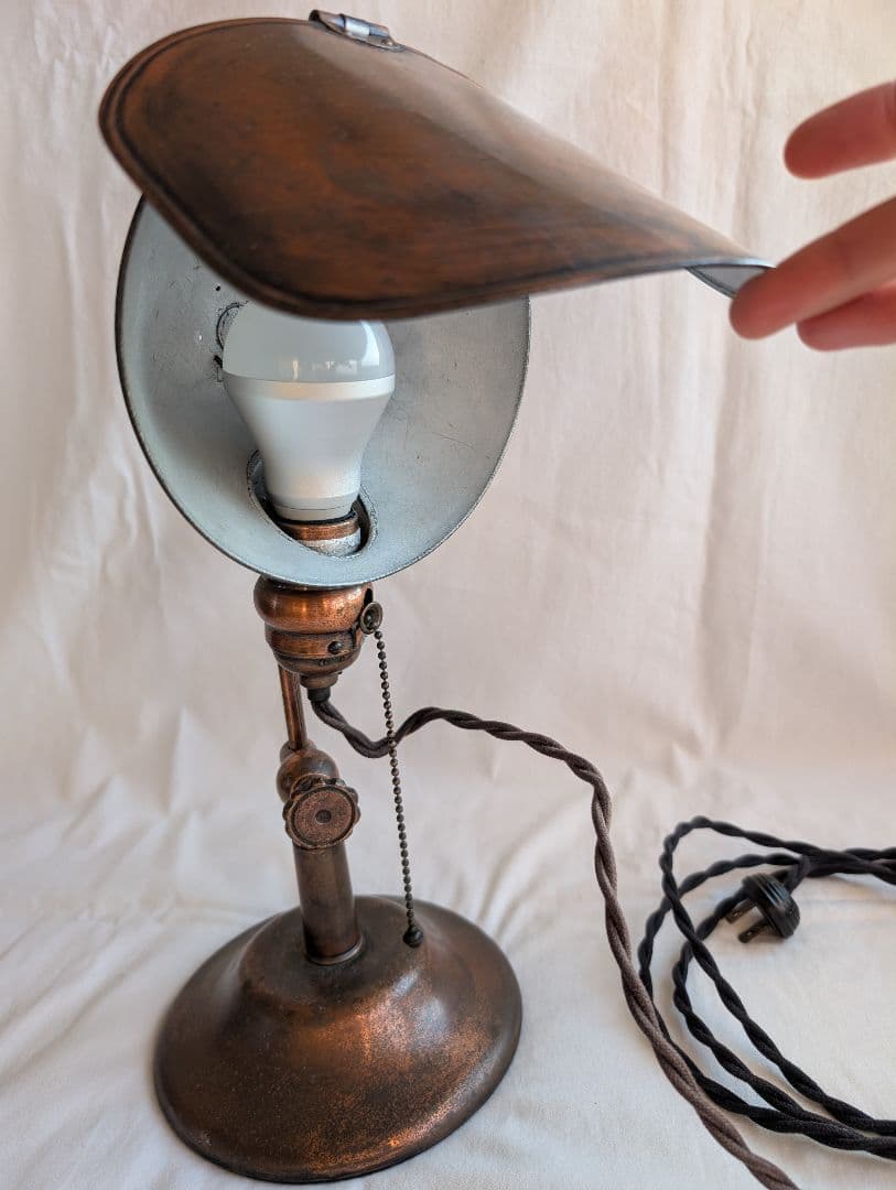 1910〜20年代　アメリカ　LYHNE社製デスクランプ　インダストリアル