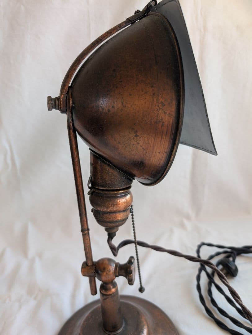 1910〜20年代　アメリカ　LYHNE社製デスクランプ　インダストリアル