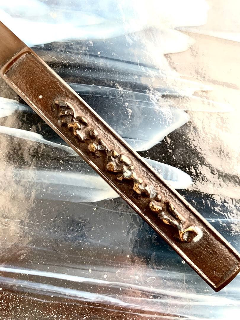 小柄小刀　秋草図小柄　古美濃（15cm以下の合法サイズ）